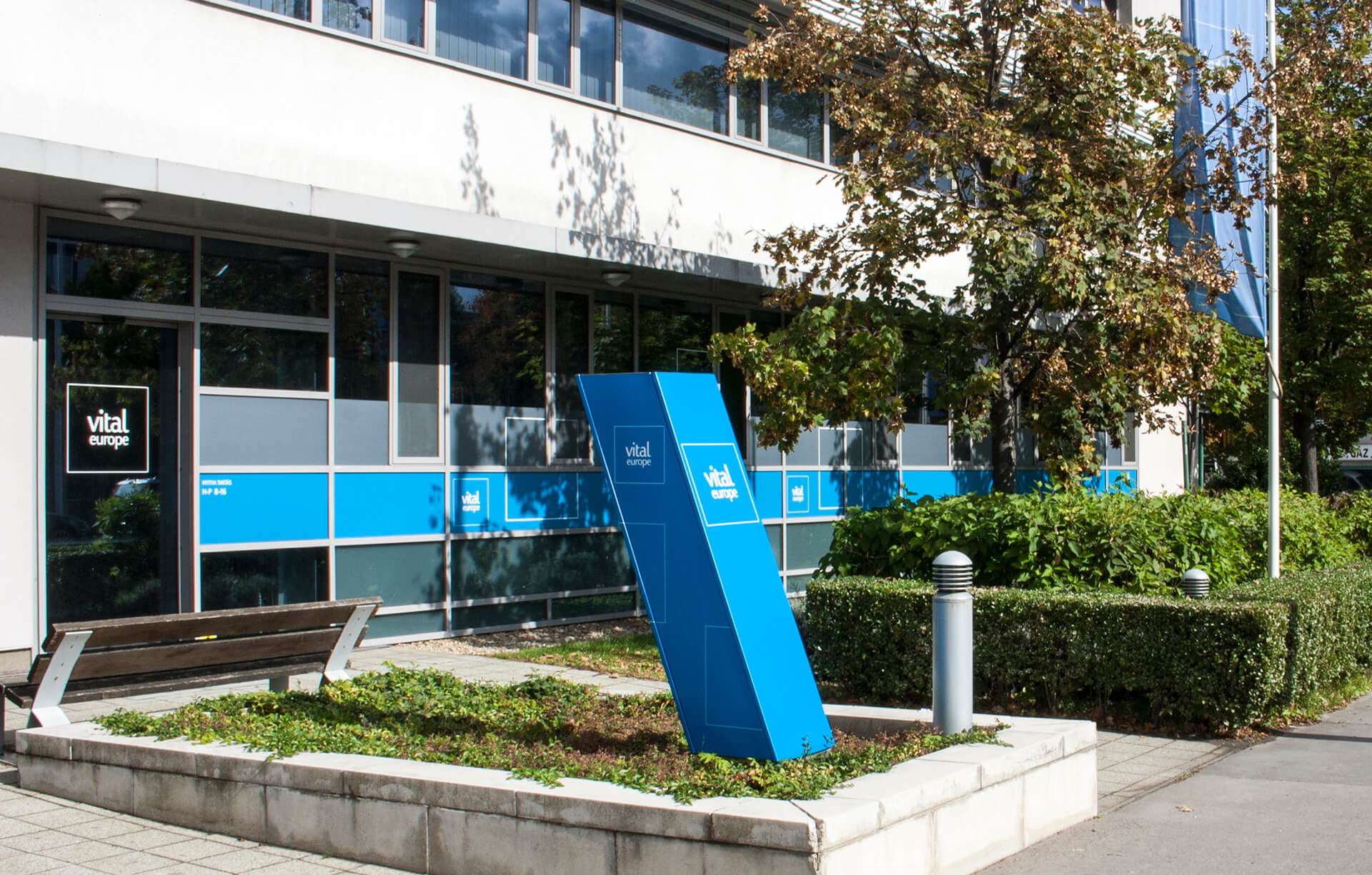 entrance blue