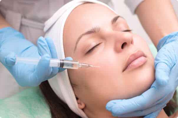 Anti wrinkle injections